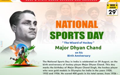 NATIONAL SPORTS DAY 2025 NATIONAL SPORTS DAY 2025